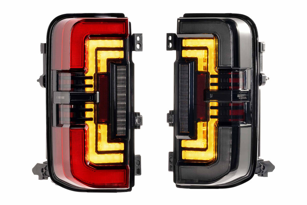 XB LED Tail Lights: Ford Bronco (2021+) (Smoked or Red) - Apollo Off-Road
