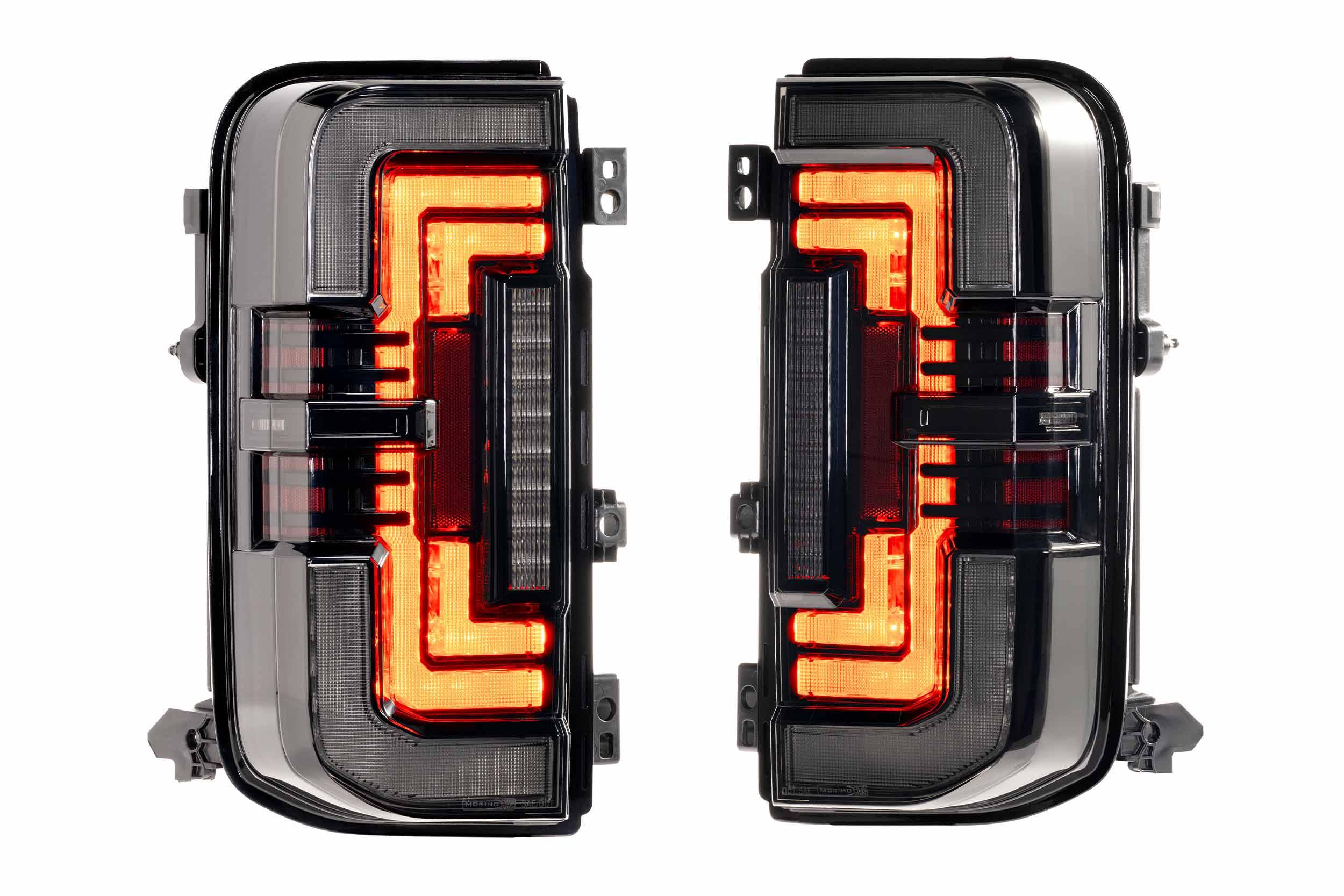 XB LED Tail Lights: Ford Bronco (2021+) (Smoked or Red) - Apollo Off-Road