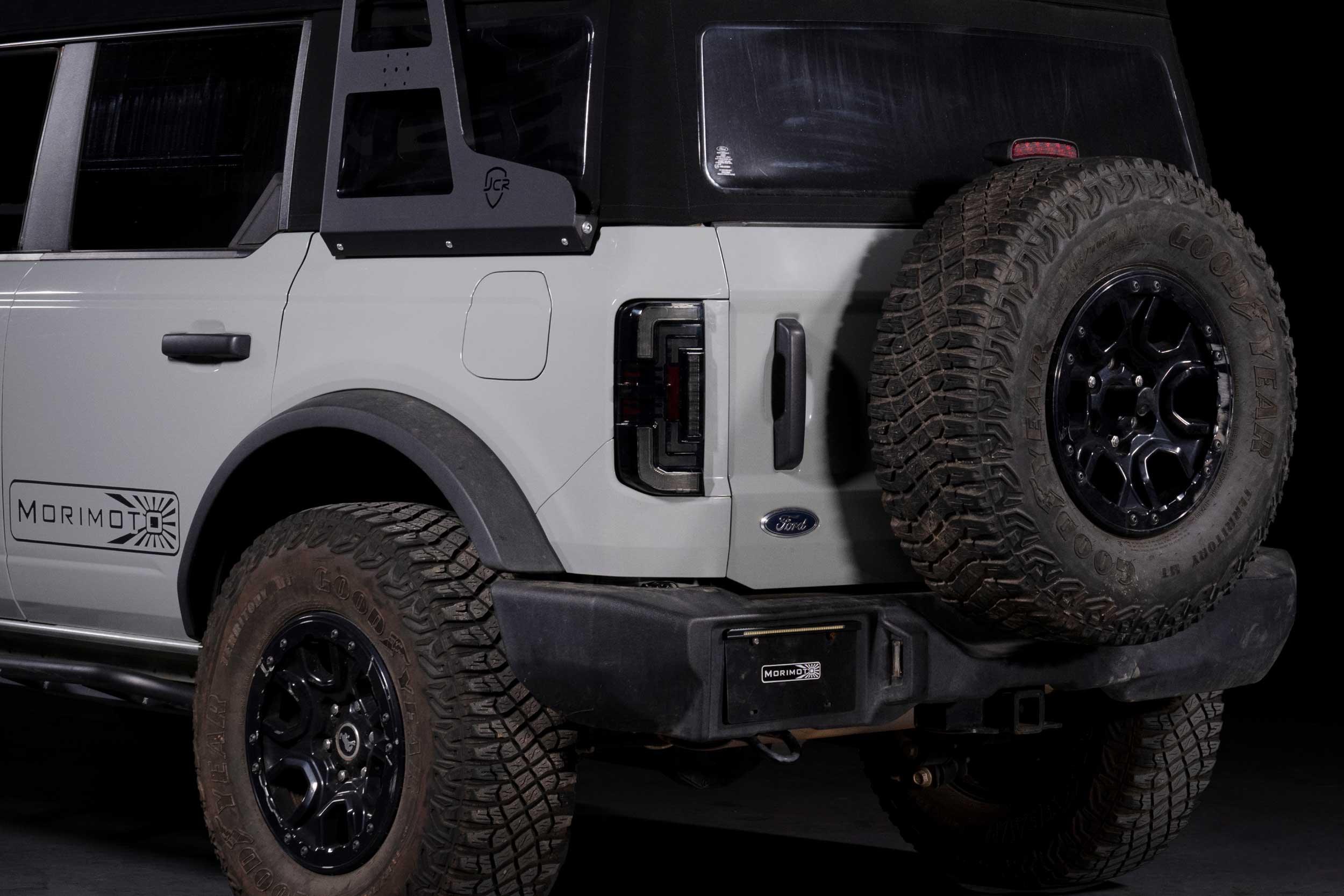 XB LED Tail Lights: Ford Bronco (2021+) (Smoked or Red) - Apollo Off-Road