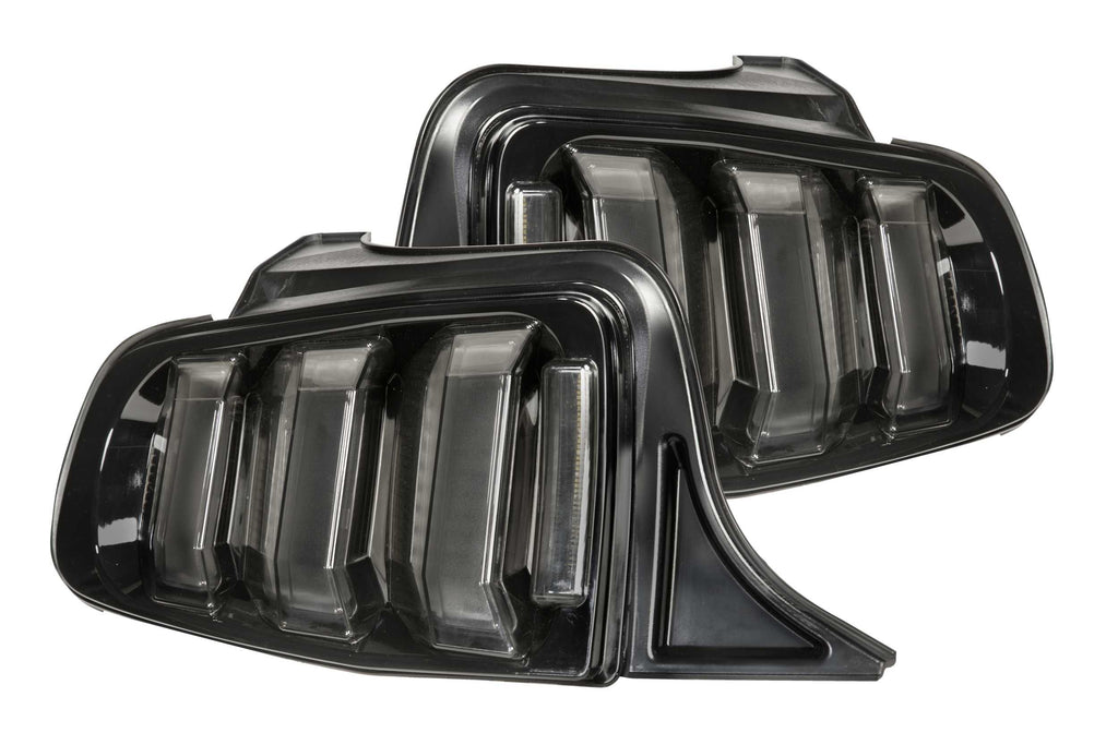 XB LED Tail Lights: Ford Mustang (13-14) (Pair / Facelift / Red) - Apollo Off-Road