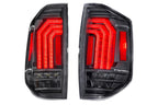 XB LED Tail Lights: Toyota Tundra (14-21) (Pair / Black) - Apollo Off-Road