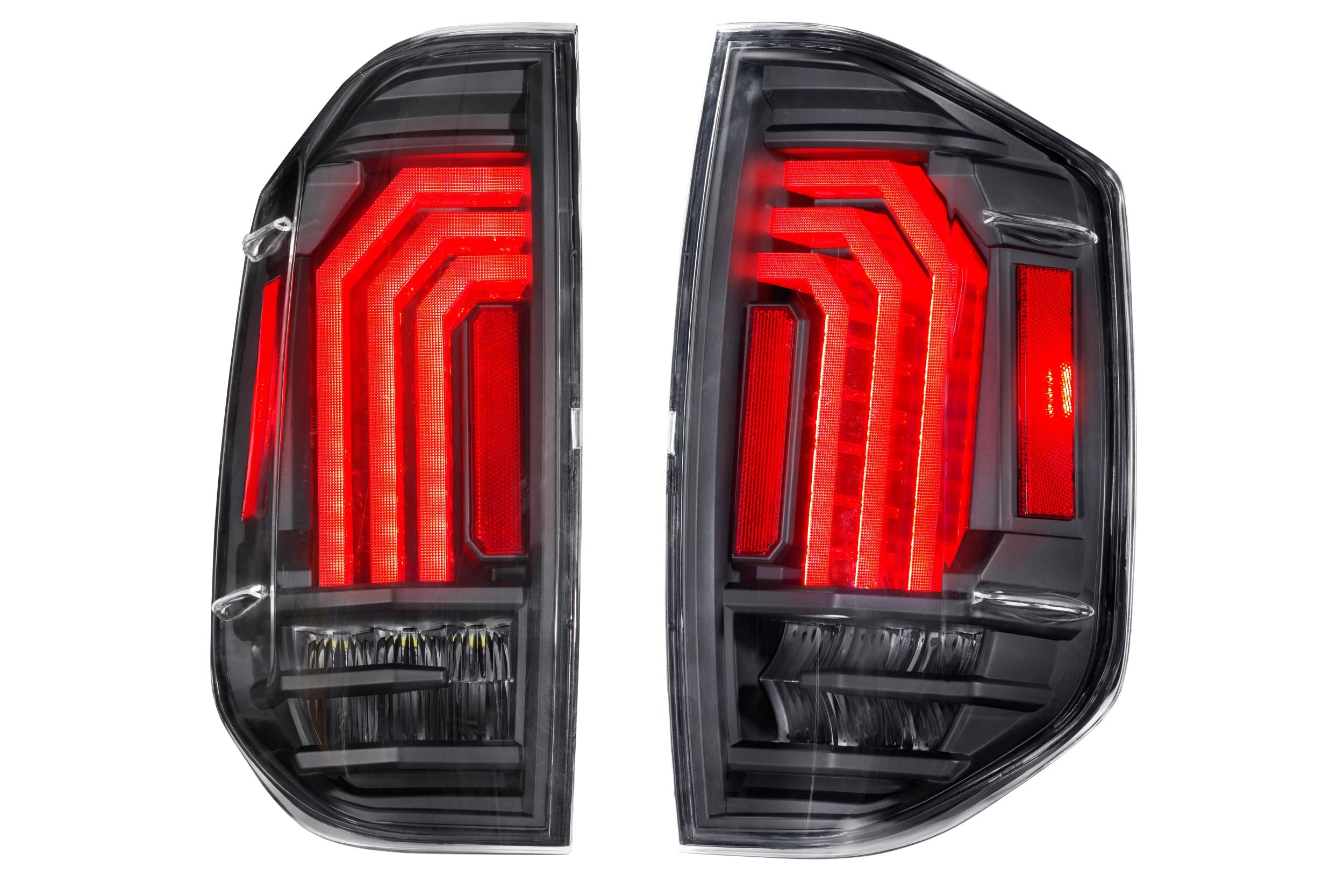 XB LED Tail Lights: Toyota Tundra (14-21) (Pair / Black) - Apollo Off-Road