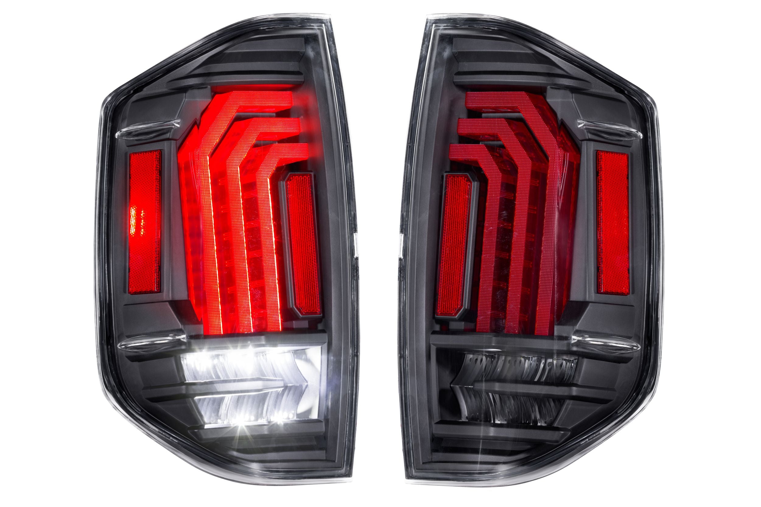 XB LED Tail Lights: Toyota Tundra (14-21) (Pair / Black) - Apollo Off-Road