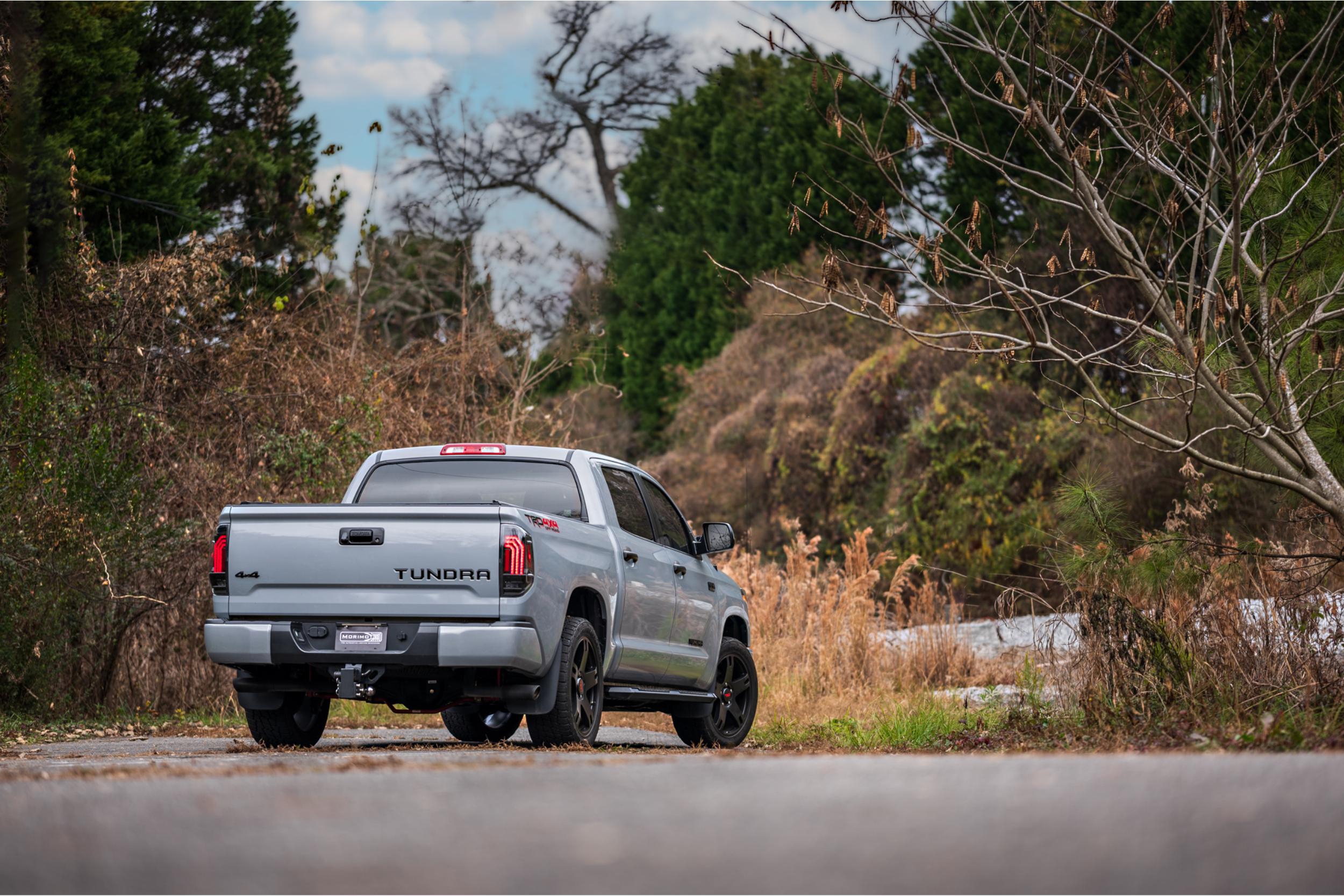 XB LED Tail Lights: Toyota Tundra (14-21) (Pair / Black) - Apollo Off-Road