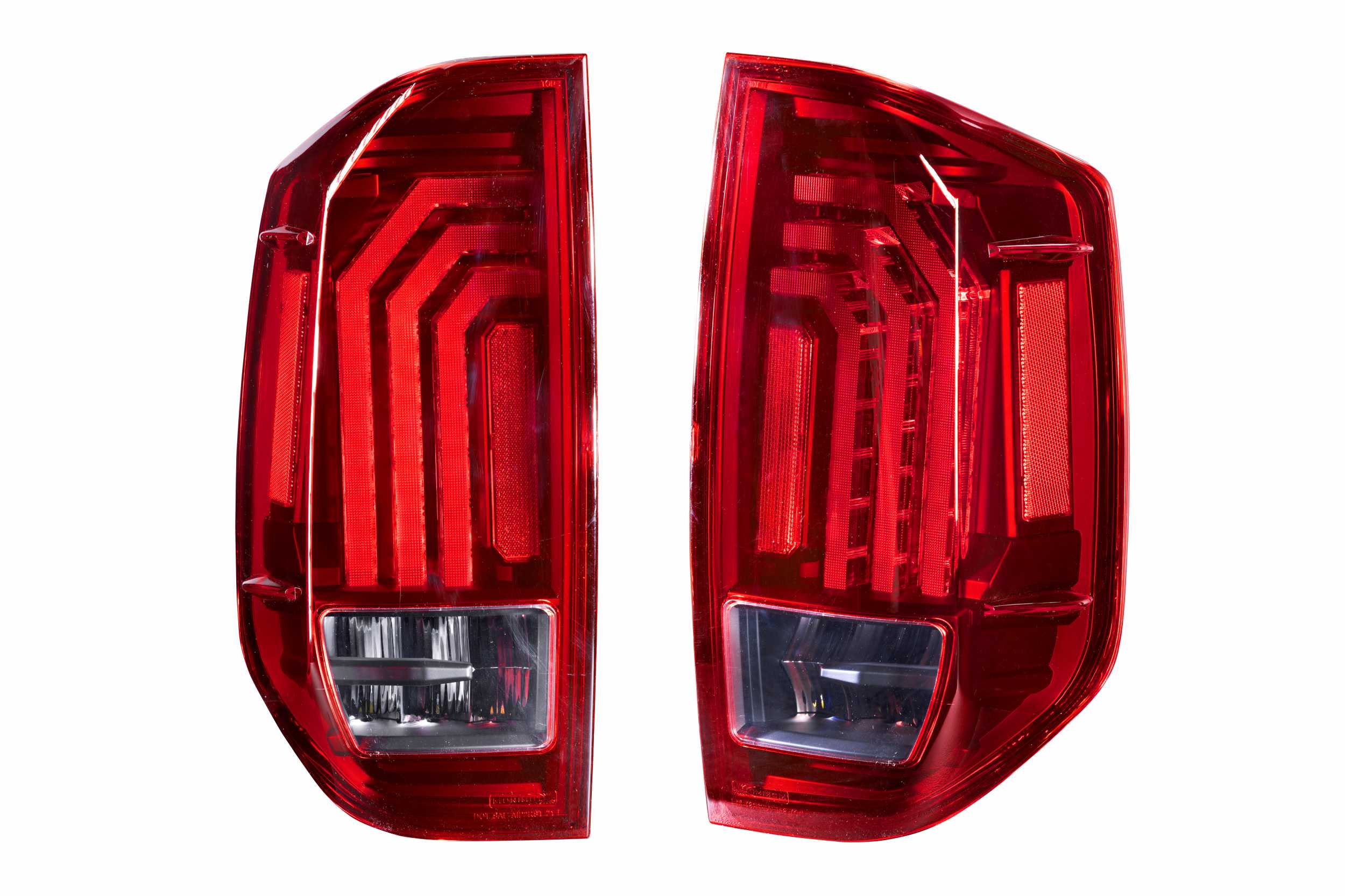 XB LED Tail Lights: Toyota Tundra (14-21) (Pair / Red) - Apollo Off-Road