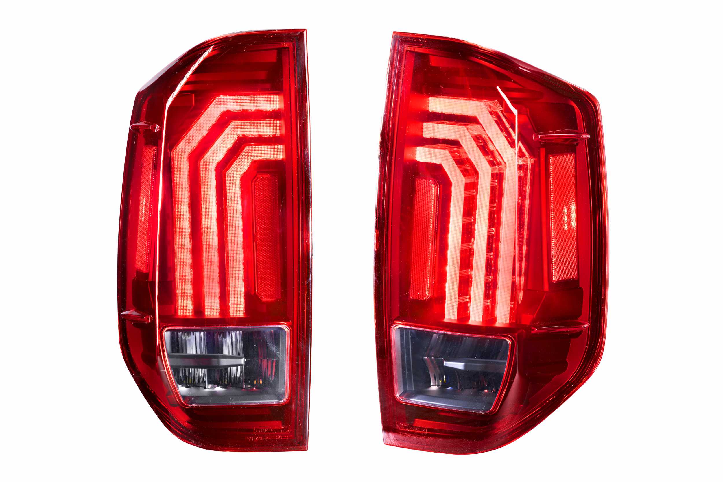 XB LED Tail Lights: Toyota Tundra (14-21) (Pair / Red) - Apollo Off-Road