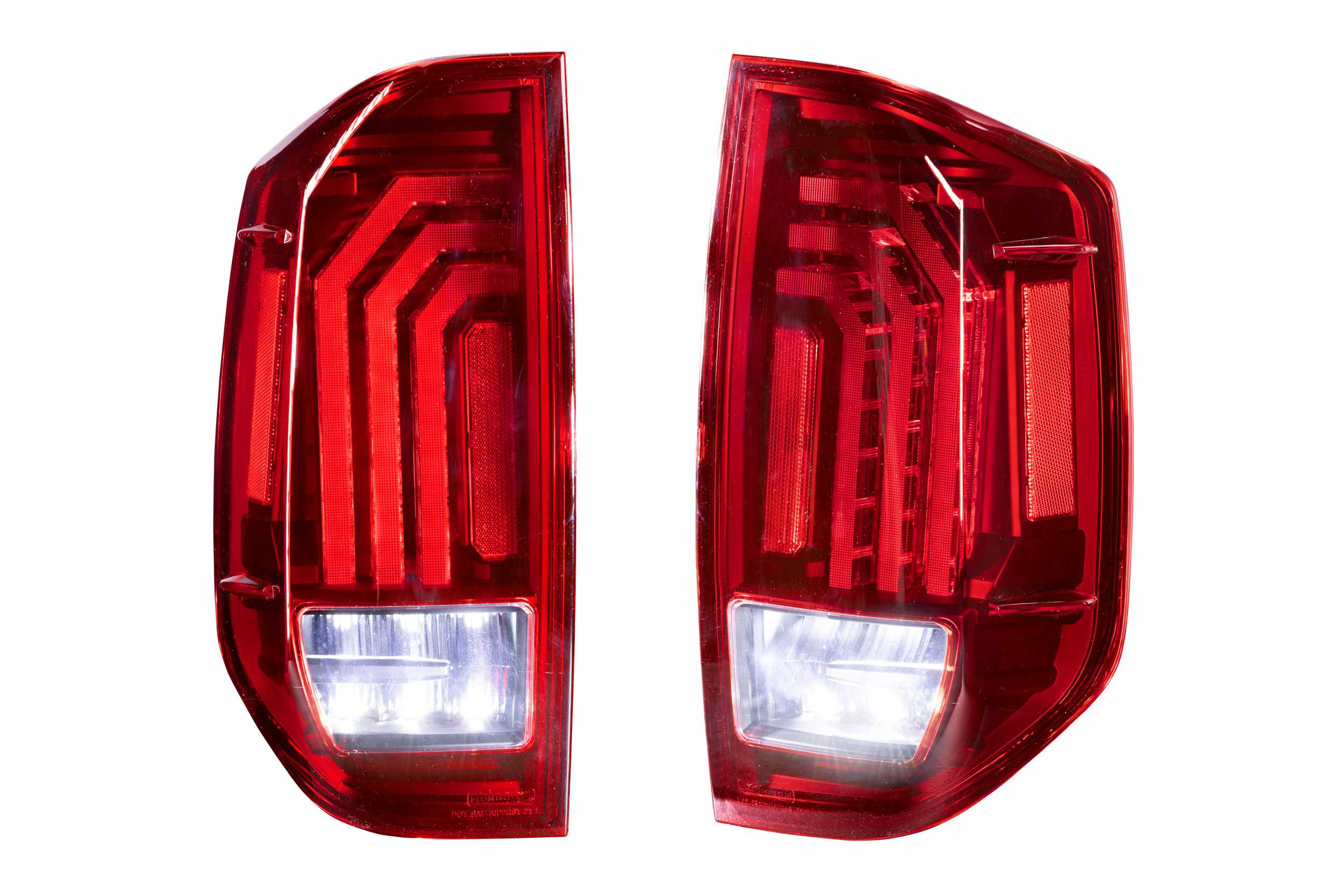 XB LED Tail Lights: Toyota Tundra (14-21) (Pair / Red) - Apollo Off-Road