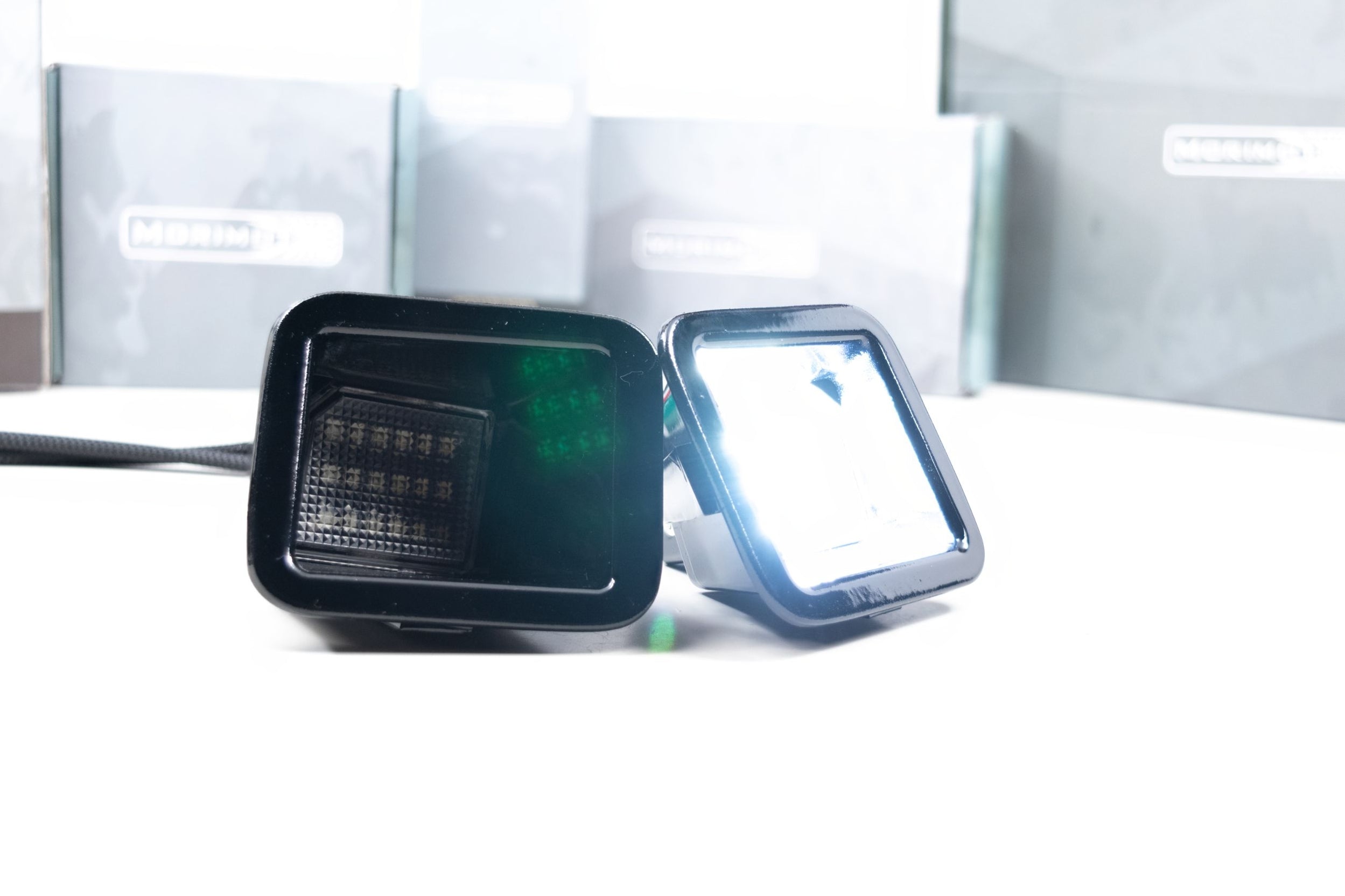 XB License Plate Light: Ford Super Duty (17-20 / Pair) - Apollo Off-Road