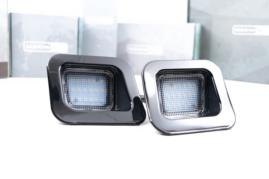 XB License Plate Lights: Dodge Ram (03-18 / Pair) - Apollo Off-Road