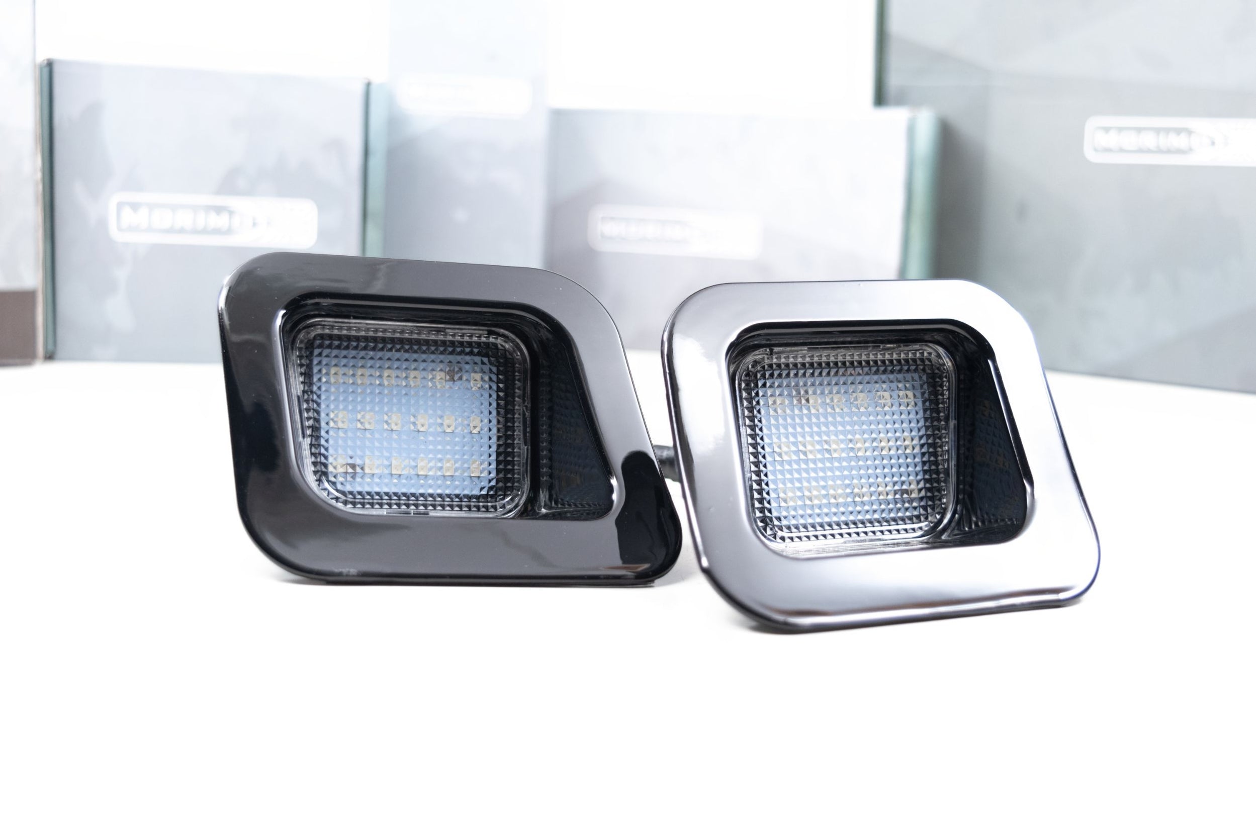 XB License Plate Lights: Dodge Ram (03-18 / Pair) - Apollo Off-Road