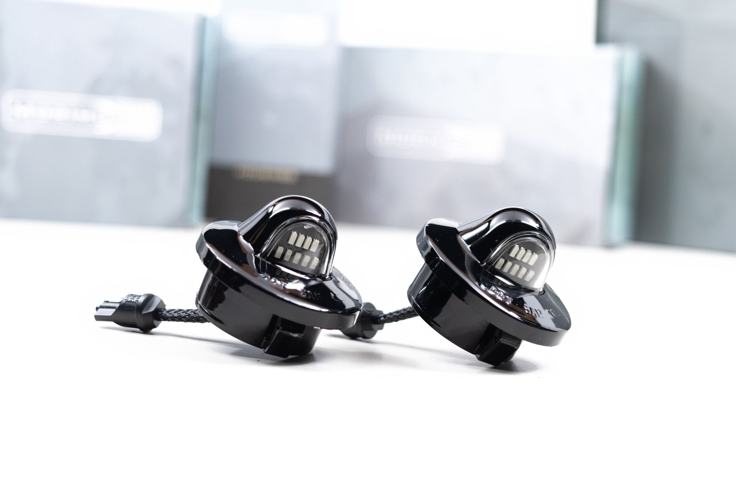 XB License Plate Lights: Ford Trucks (90-16 / Pair) - Apollo Off-Road