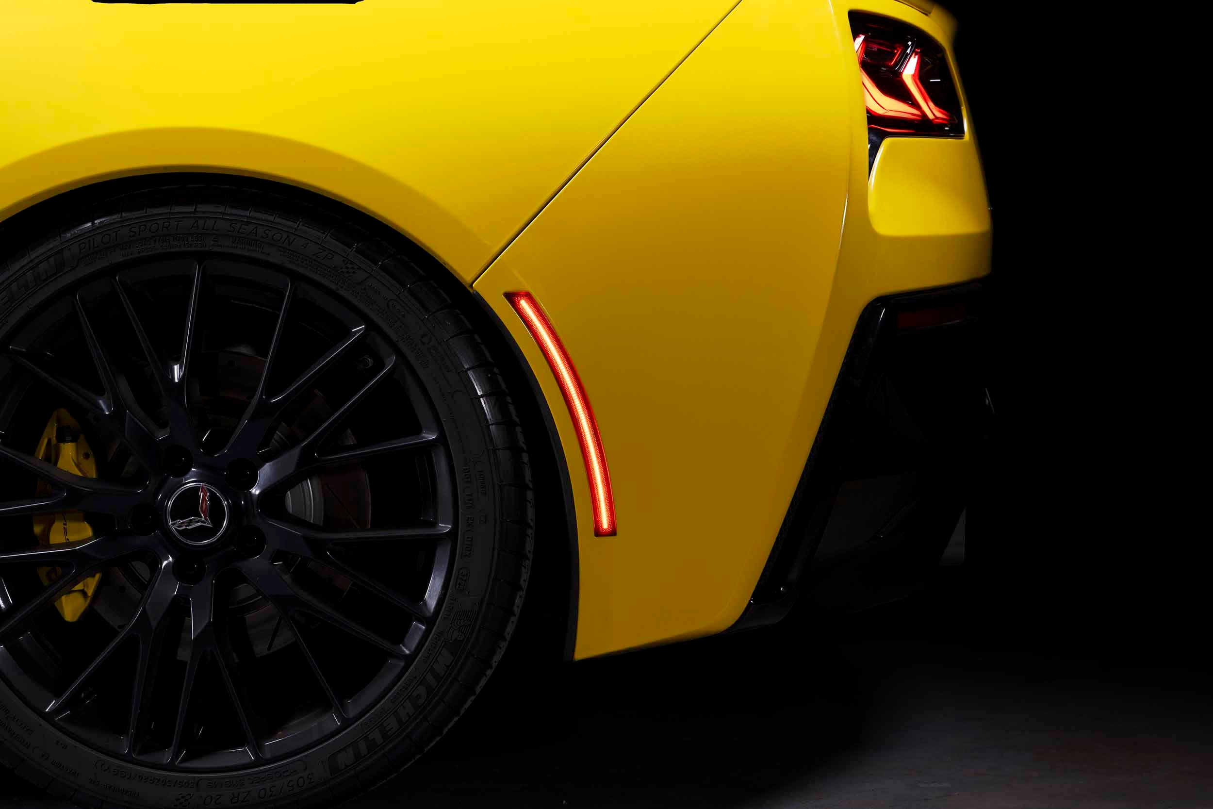 XB Side Markers: 14-19 Corvette C7 (Rear / Red / Set) - Apollo Off-Road