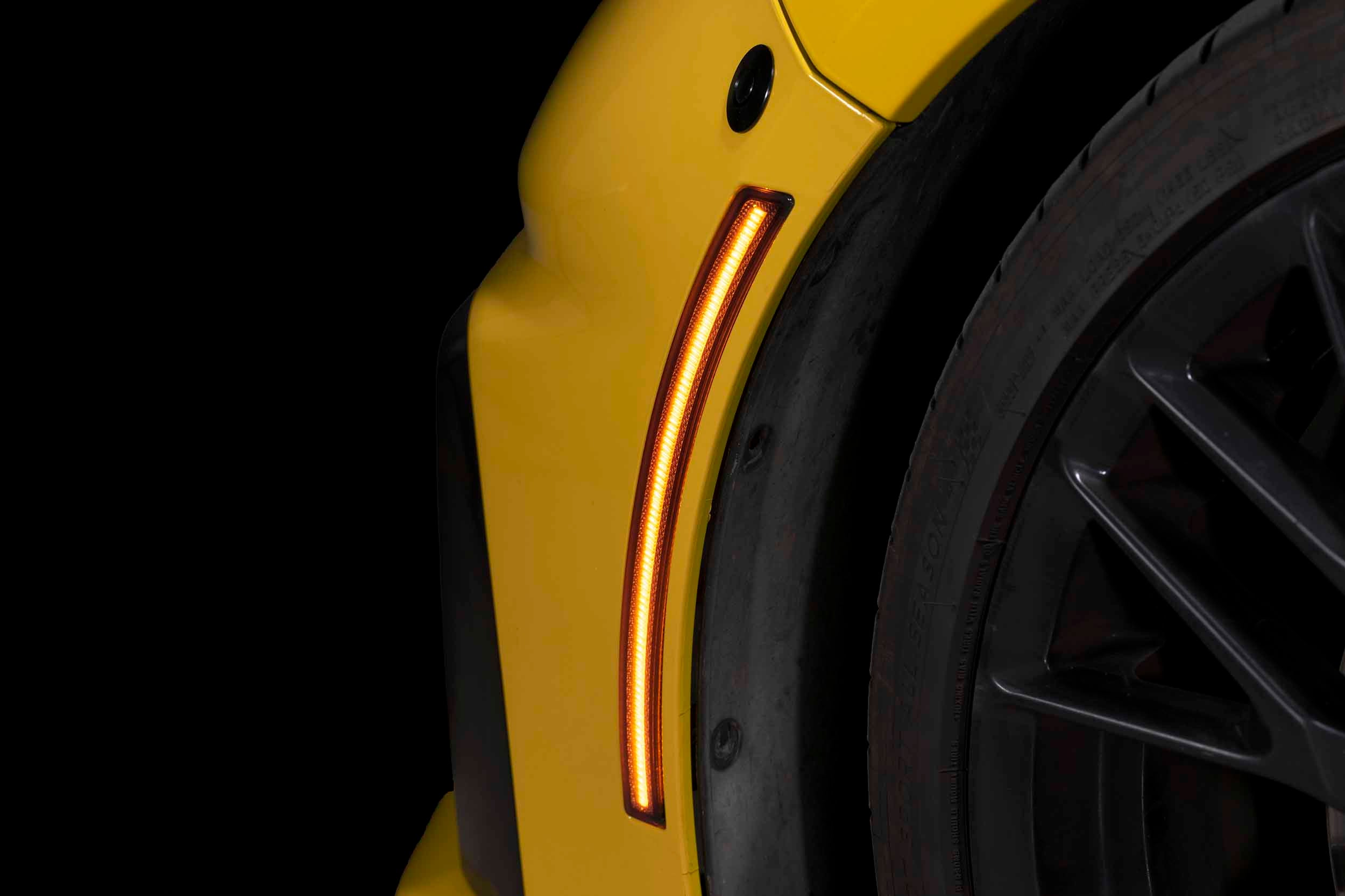 XB Side Markers: 14-19 Corvette C7 (Rear / Red / Set) - Apollo Off-Road