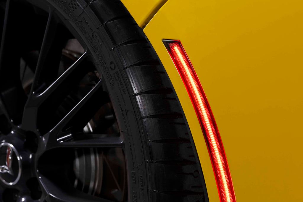 XB Side Markers: 14-19 Corvette C7 (Rear / Red / Set) - Apollo Off-Road