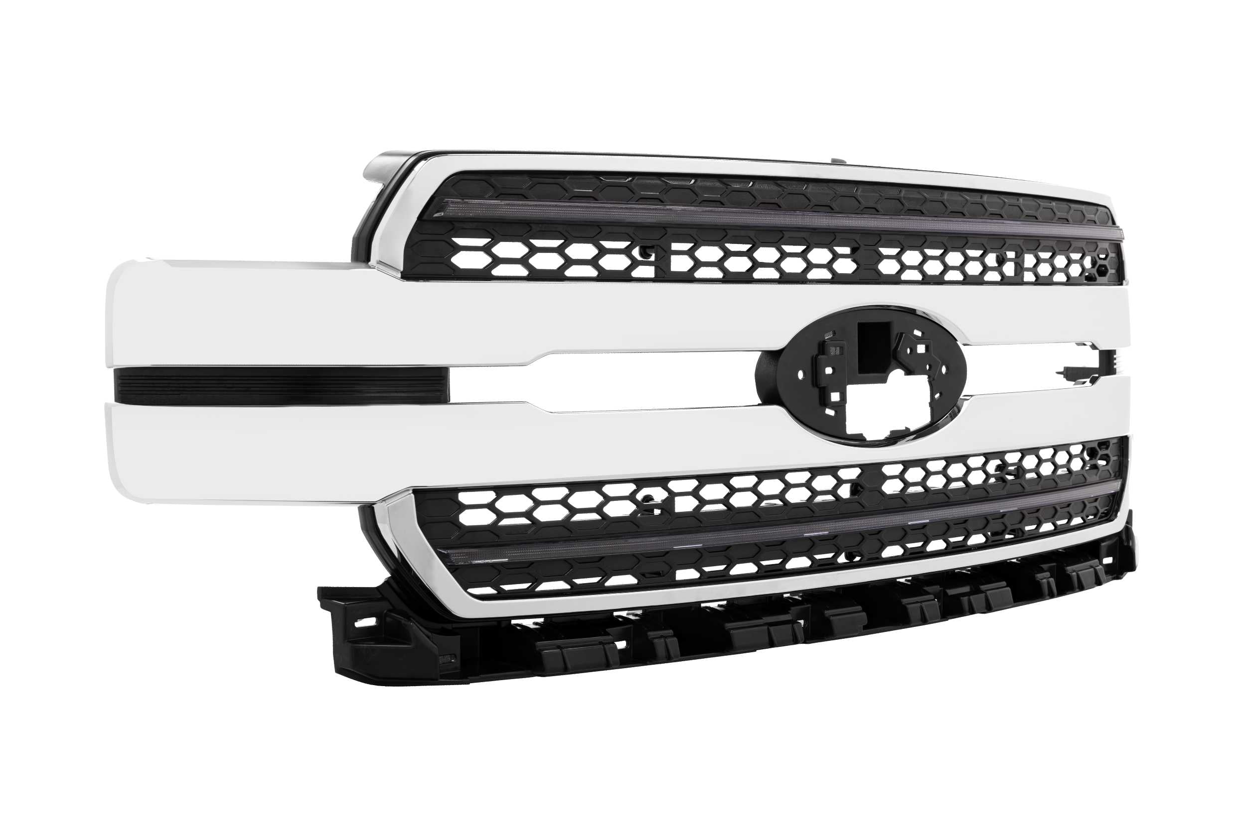 XBG LED Grille: Ford F150 (18-20) (Chrome Finish / Amber DRL) - Apollo Off-Road