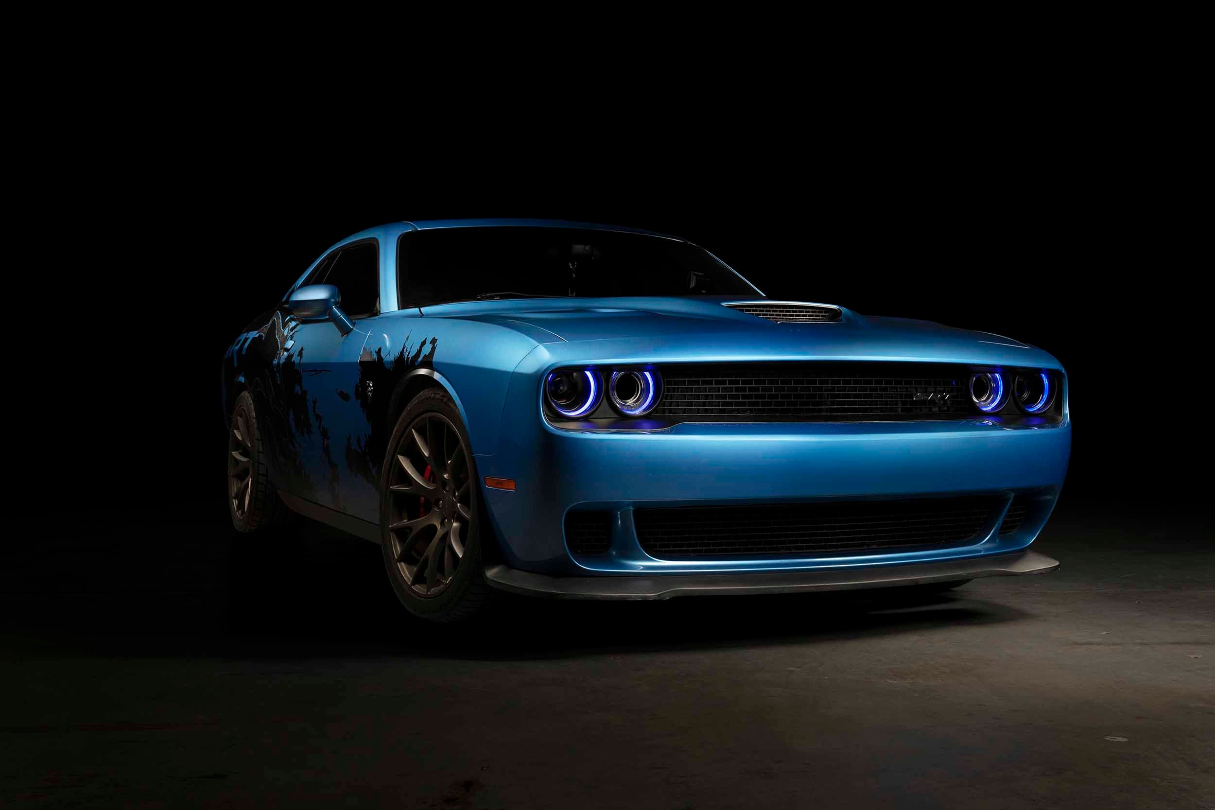 XRGB LED Headlights: 2015-2023 Dodge Challenger (RGB / Set) - Apollo Off-Road