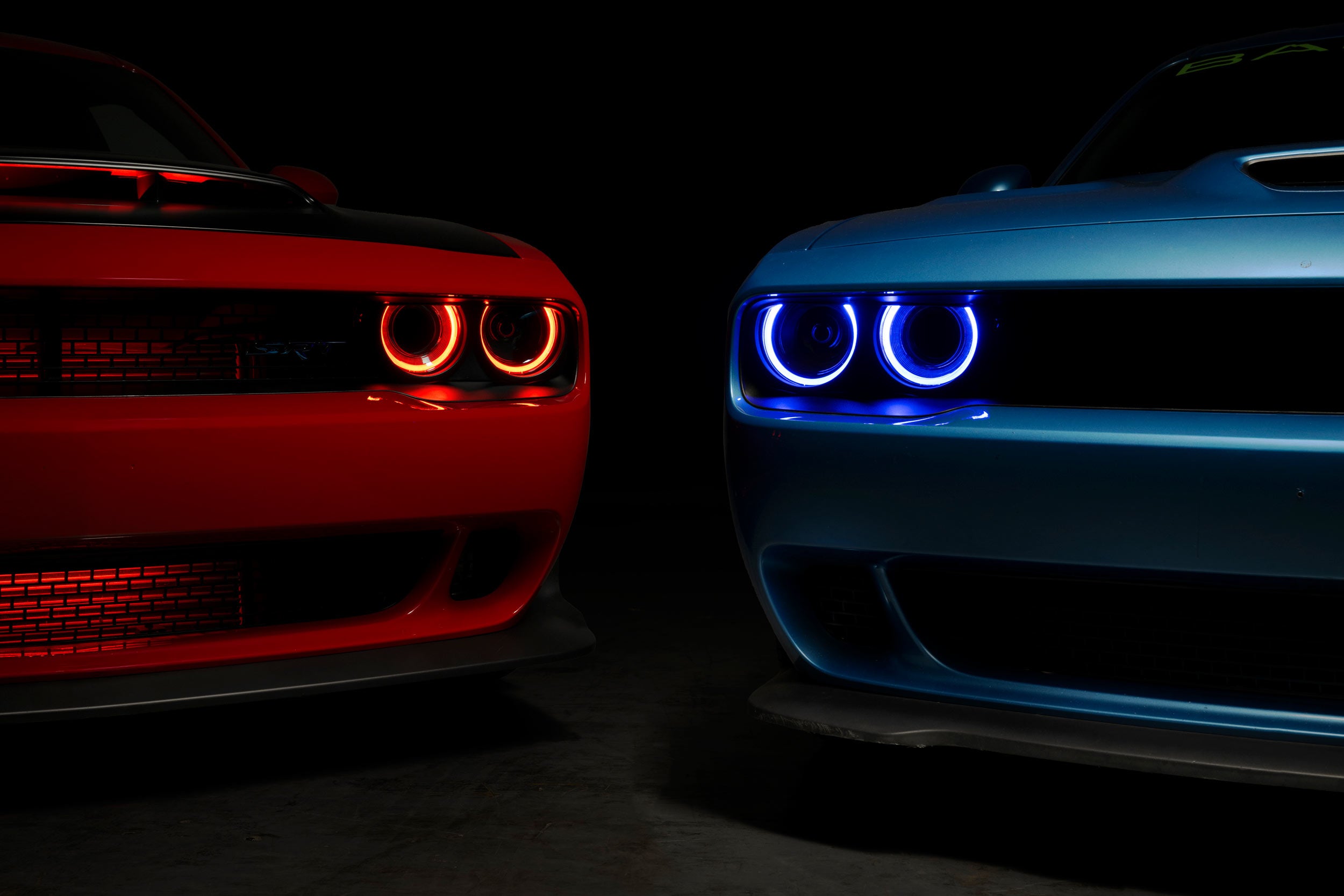 XRGB LED Headlights: 2015-2023 Dodge Challenger (RGB / Set) - Apollo Off-Road