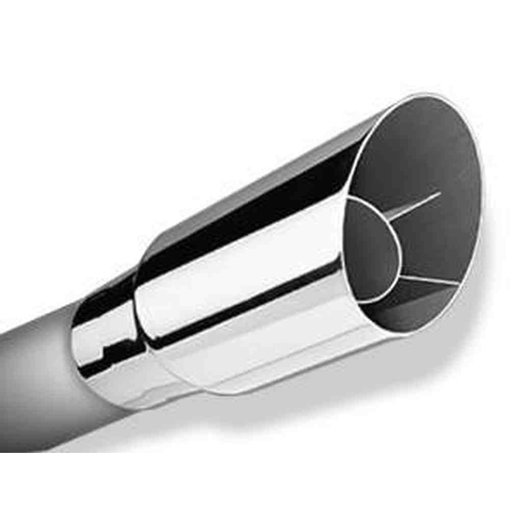 1981-1986 Jeep Wrangler CJ-7 Cat-Back Exhaust System, Touring, Chrome Tips - Apollo Off-Road