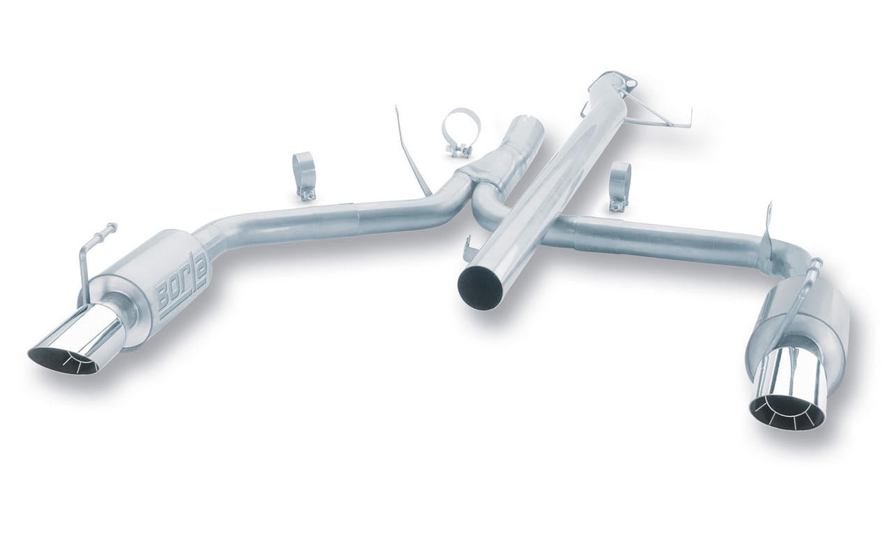 1991-1996 Dodge Stealth R-T-1991-1999 Mitsubishi 3000GT VR4 V6 Cat-Back Exhaust System, S-Type, Chrome Tips - Apollo Off-Road