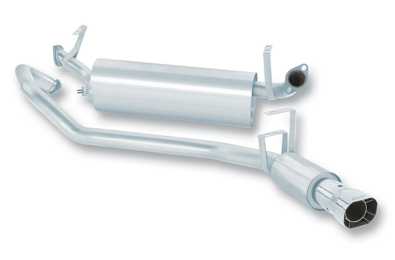 1995-1997 Toyota Land Cruiser Cat-Back Exhaust System, Touring, Chrome Tips - Apollo Off-Road
