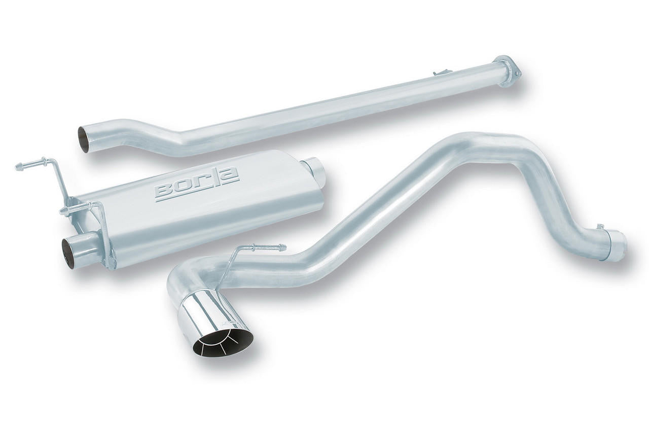 1995-1999 Toyota Tacoma Cat-Back Exhaust System, Touring, Chrome Tips - Apollo Off-Road