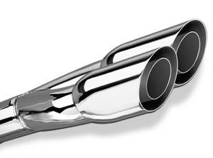 1999-2004 Ford F-150 Lightning Cat-Back Exhaust System, Touring, Chrome Tips - Apollo Off-Road