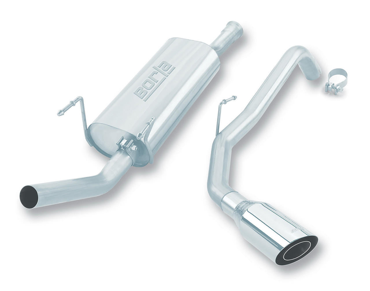 2000-2006 Toyota Tundra Cat-Back Exhaust System, Touring, Chrome Tips - Apollo Off-Road