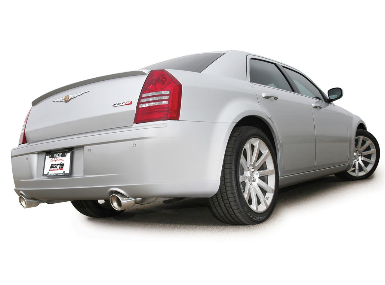 2005-2010 Chrysler 300 SRT-8-Dodge Magnum SRT-8-Charger SRT-8 Cat-Back Exhaust System, ATAK, Chrome Tips - Apollo Off-Road