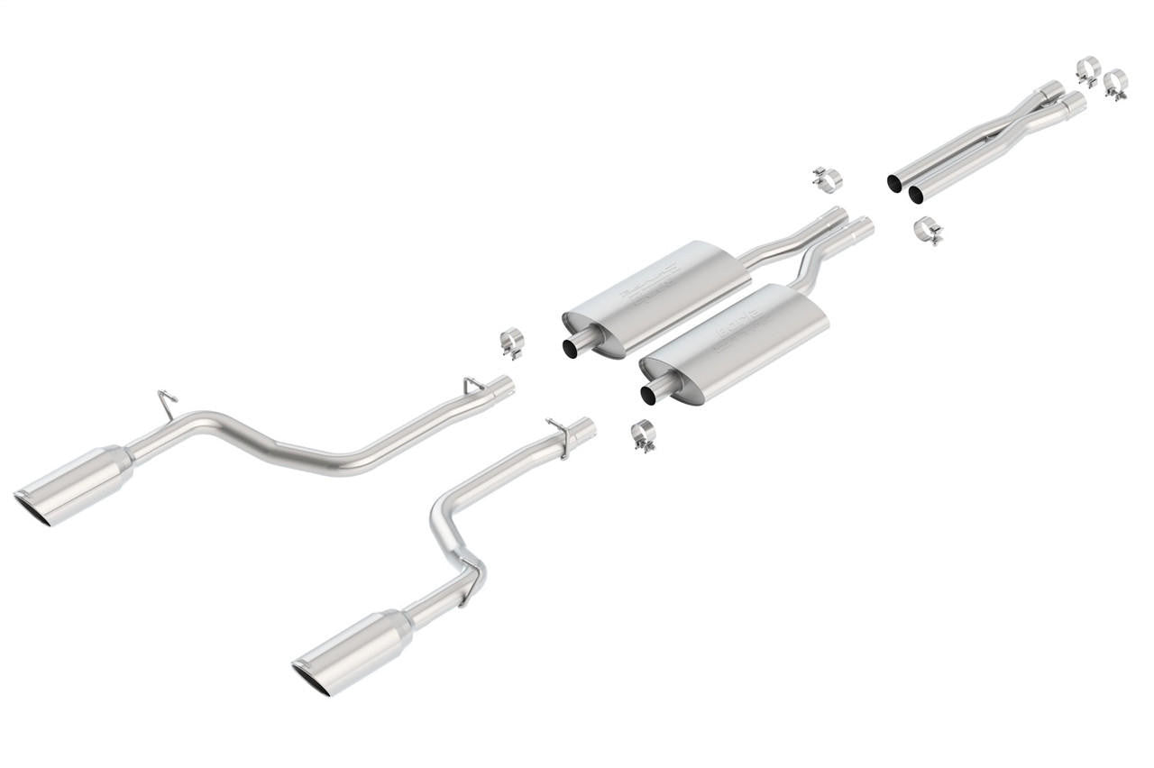 2005-2010 Chrysler 300C-Dodge Magnum RT-Charger RT Cat-Back Exhaust System, S-Type, Chrome Tips - Apollo Off-Road