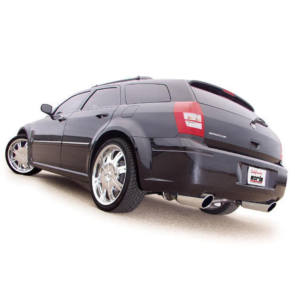 2005-2010 Chrysler 300C-Dodge Magnum RT-Charger RT Cat-Back Exhaust System, S-Type, Chrome Tips - Apollo Off-Road