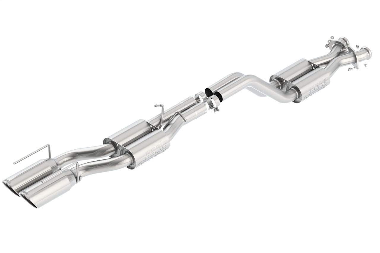 2006-2010 Jeep Grand Cherokee SRT-8 WK Cat-Back Exhaust System, S-Type, Chrome Tips - Apollo Off-Road