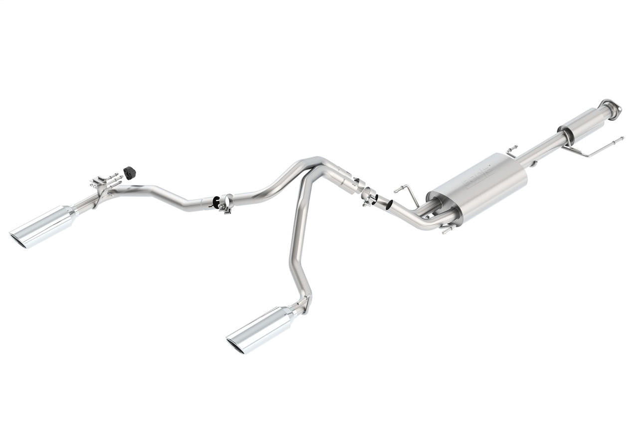 2007-2009 Toyota FJ Cruiser Cat-Back Exhaust System, Touring, Chrome Tips - Apollo Off-Road