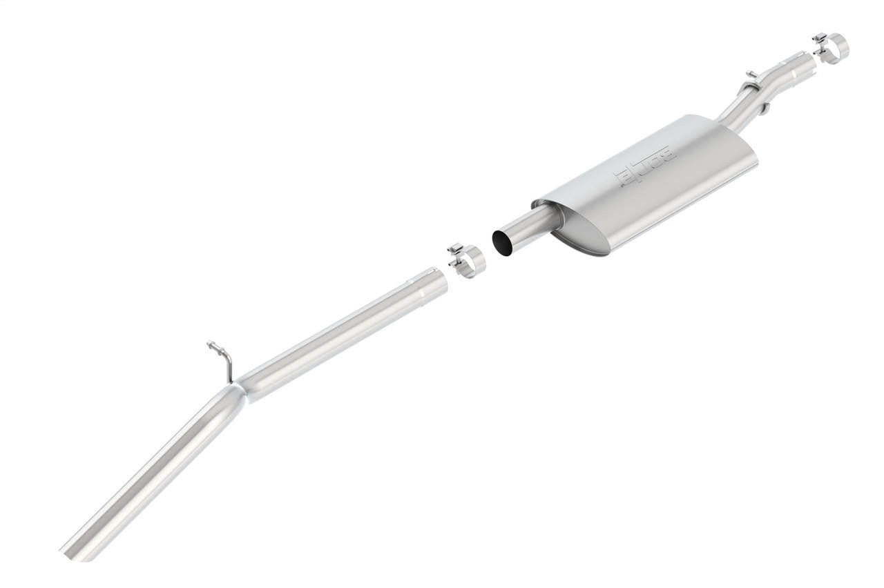 2007-2011 Jeep Wrangler JKU Cat-Back Exhaust System, S-Type, Chrome Tips - Apollo Off-Road