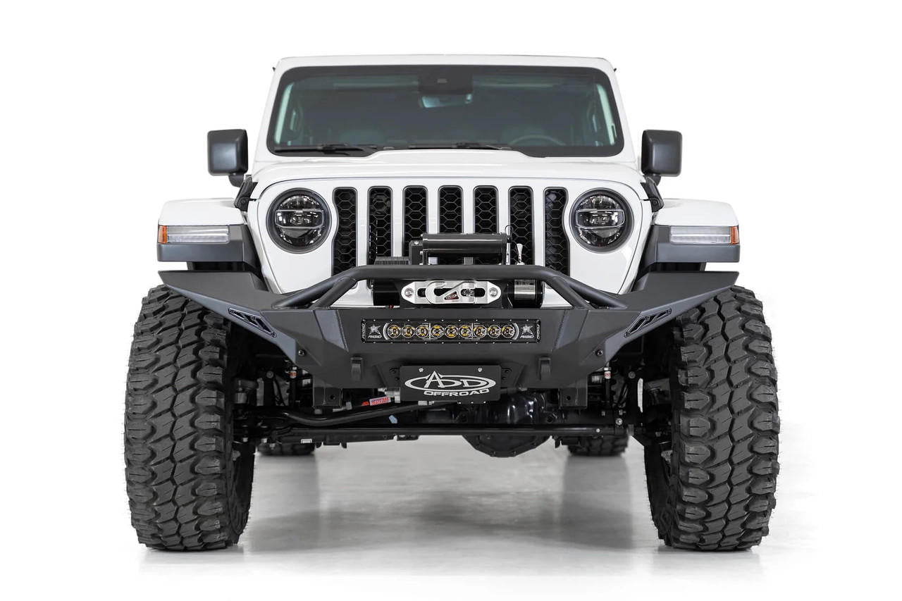2007-2023 Jeep JK/JL/JT Stealth Fighter Front License Plate Bracket - Apollo Off-Road