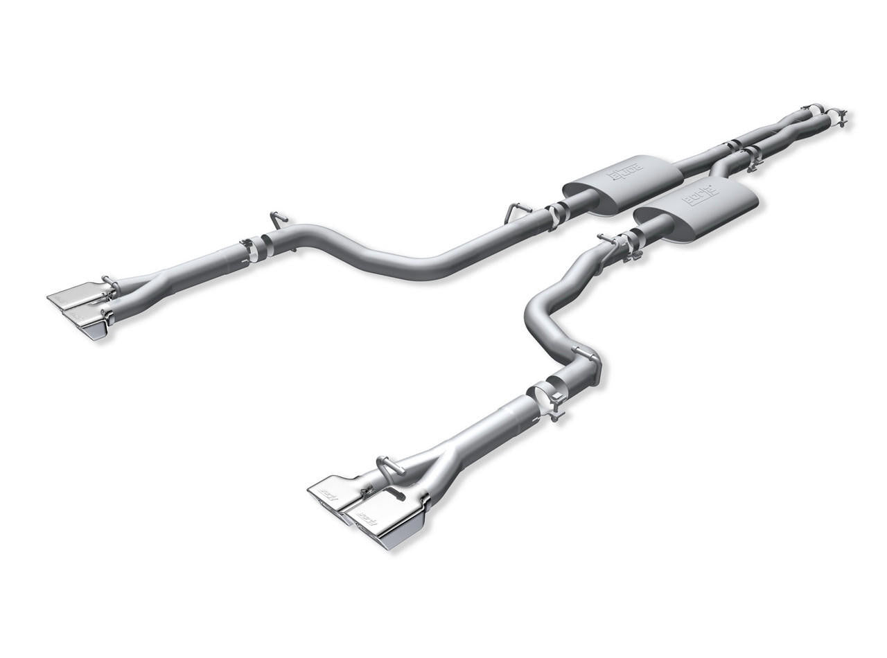 2008-2010 Dodge Challenger SRT-8 Cat-Back Exhaust System, S-Type, Chrome Tips - Apollo Off-Road