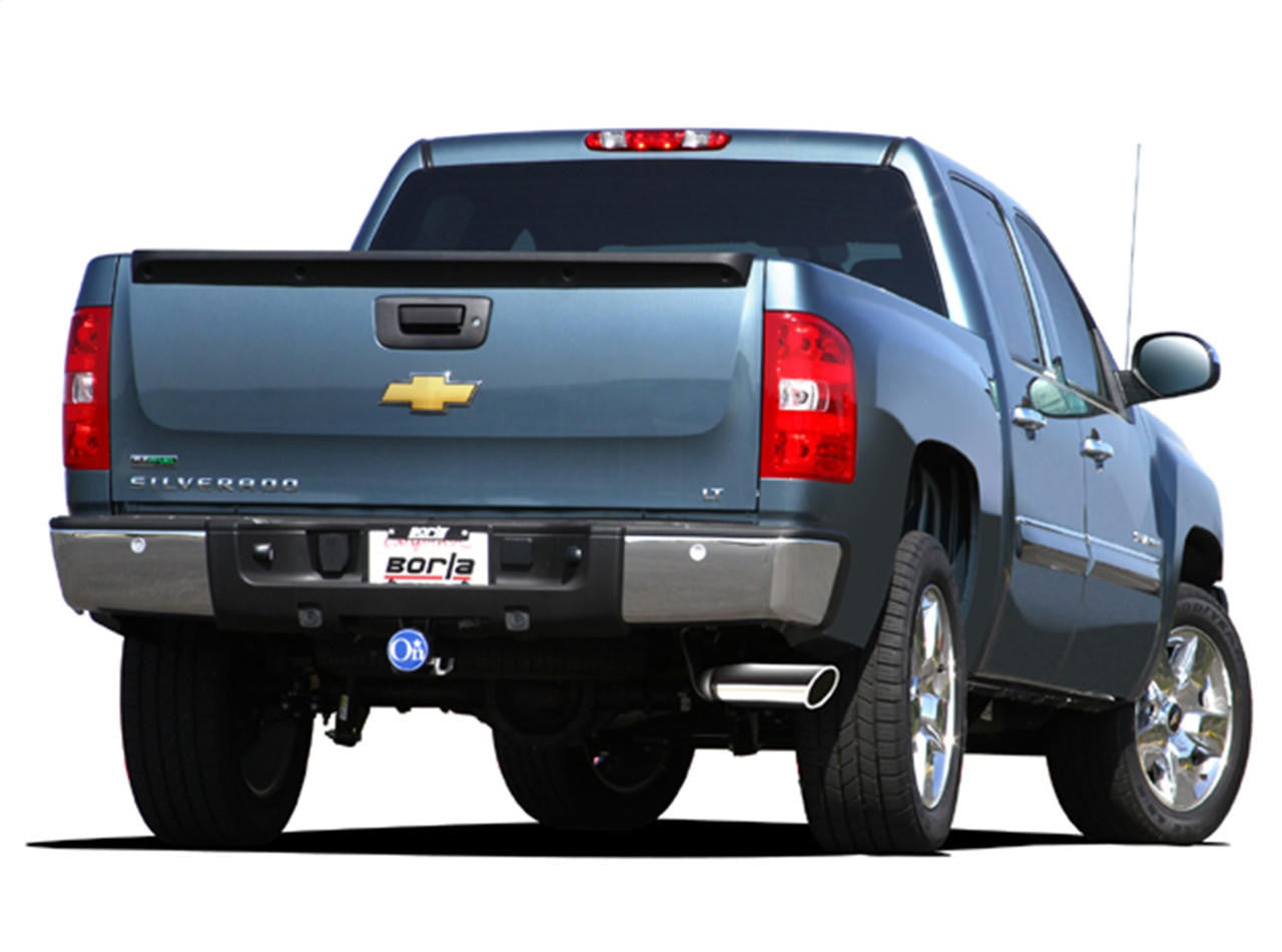 2009-2013 Chevrolet Silverado 1500-GMC Sierra 1500 Cat-Back Exhaust System, Touring, Chrome Tips - Apollo Off-Road