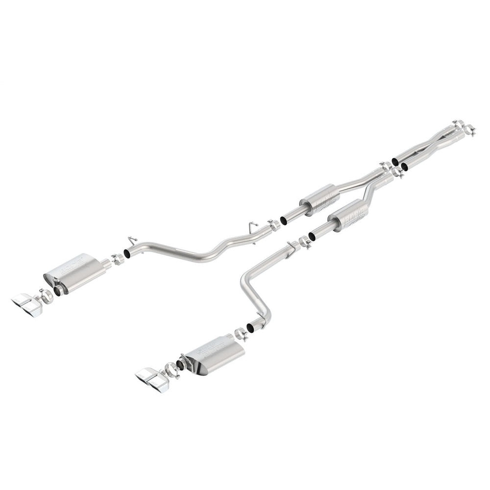 2009-2014 Dodge Challenger R-T Cat-Back Exhaust System, ATAK, Chrome Tips - Apollo Off-Road