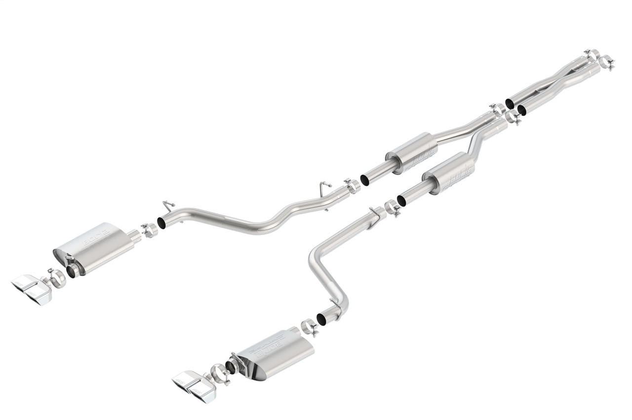 2009-2014 Dodge Challenger R-T Cat-Back Exhaust System, S-Type, Chrome Tips - Apollo Off-Road