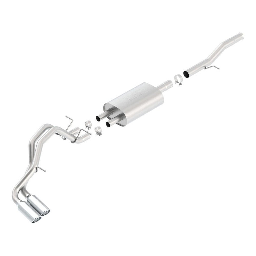 2009-2014 Suburban-Avalanche -Yukon XL Cat-Back Exhaust System, Touring, Chrome Tips - Apollo Off-Road