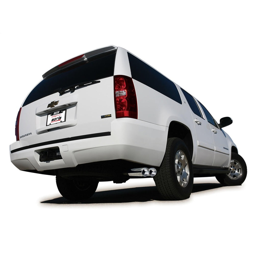 2009-2014 Suburban-Avalanche -Yukon XL Cat-Back Exhaust System, Touring, Chrome Tips - Apollo Off-Road