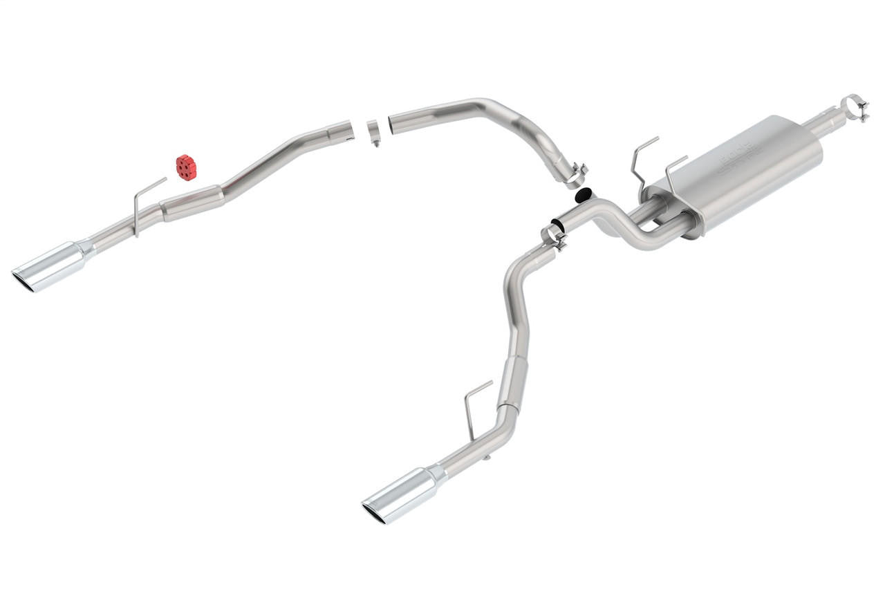 2009 Dodge RAM 1500-2010-2018 RAM 1500-2019-2020 RAM Classic 1500 Only Cat-Back Exhaust System, S-Type, Chrome Tips - Apollo Off-Road