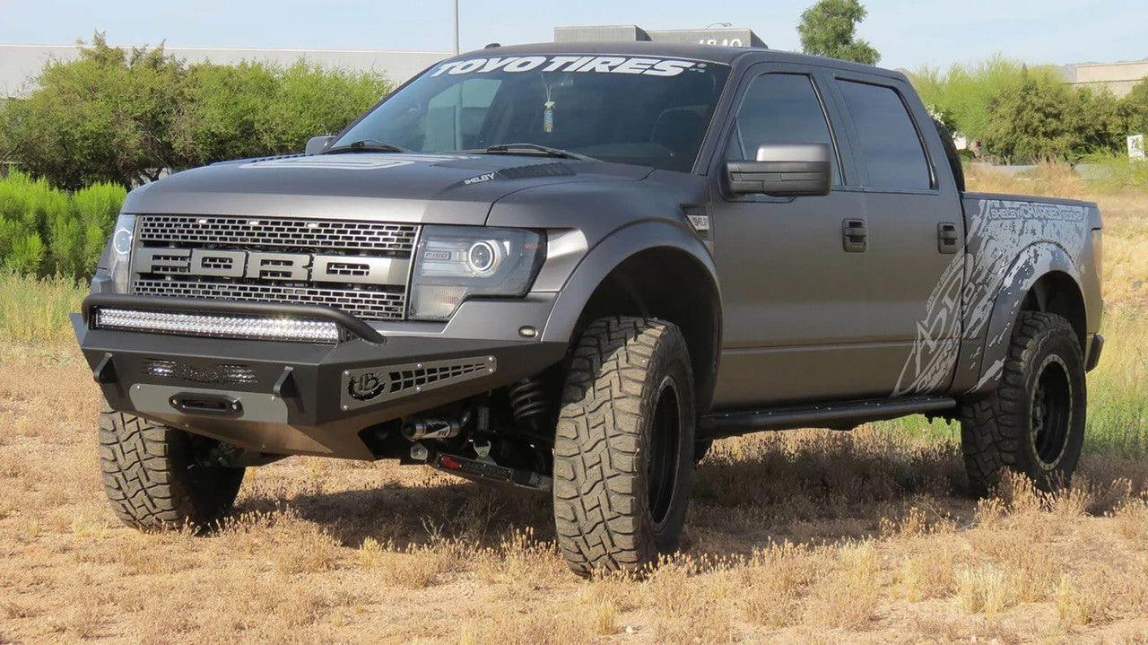 2010 - 2014 Ford F-150 Raptor HoneyBadger Winch Front Bumper - Apollo Off-Road