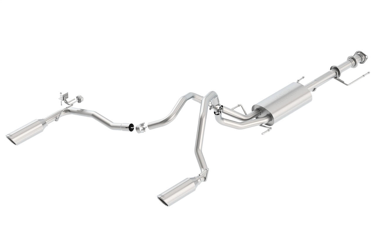 2010-2014 Toyota FJ Cruiser Cat-Back Exhaust System, Touring, Chrome Tips - Apollo Off-Road