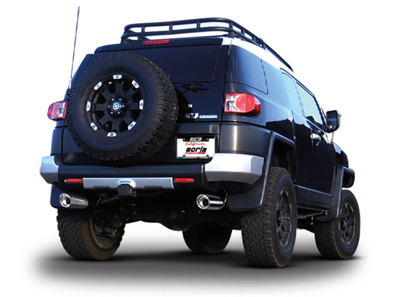 2010-2014 Toyota FJ Cruiser Cat-Back Exhaust System, Touring, Chrome Tips - Apollo Off-Road