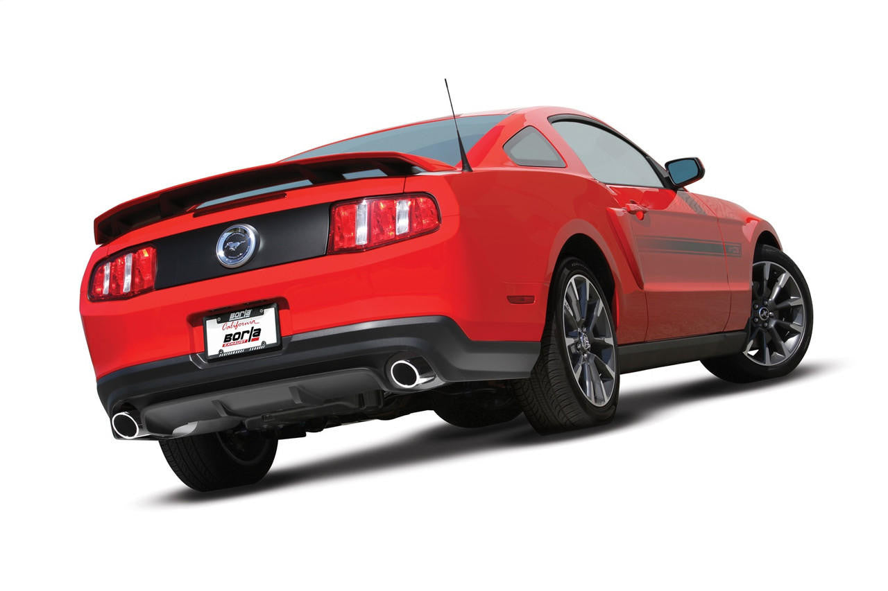 2011-2012 Ford Mustang GT-Boss 302 Axle-Back Exhaust System, ATAK, Chrome Tips - Apollo Off-Road