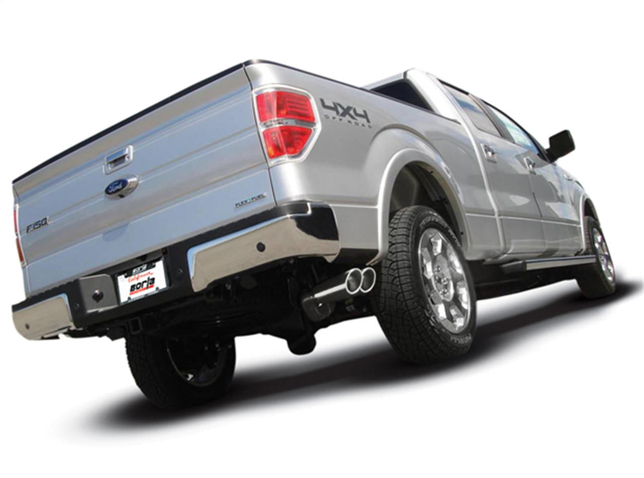 2011-2014 Ford F-150 Cat-Back Exhaust System, Touring, Chrome Tips - Apollo Off-Road