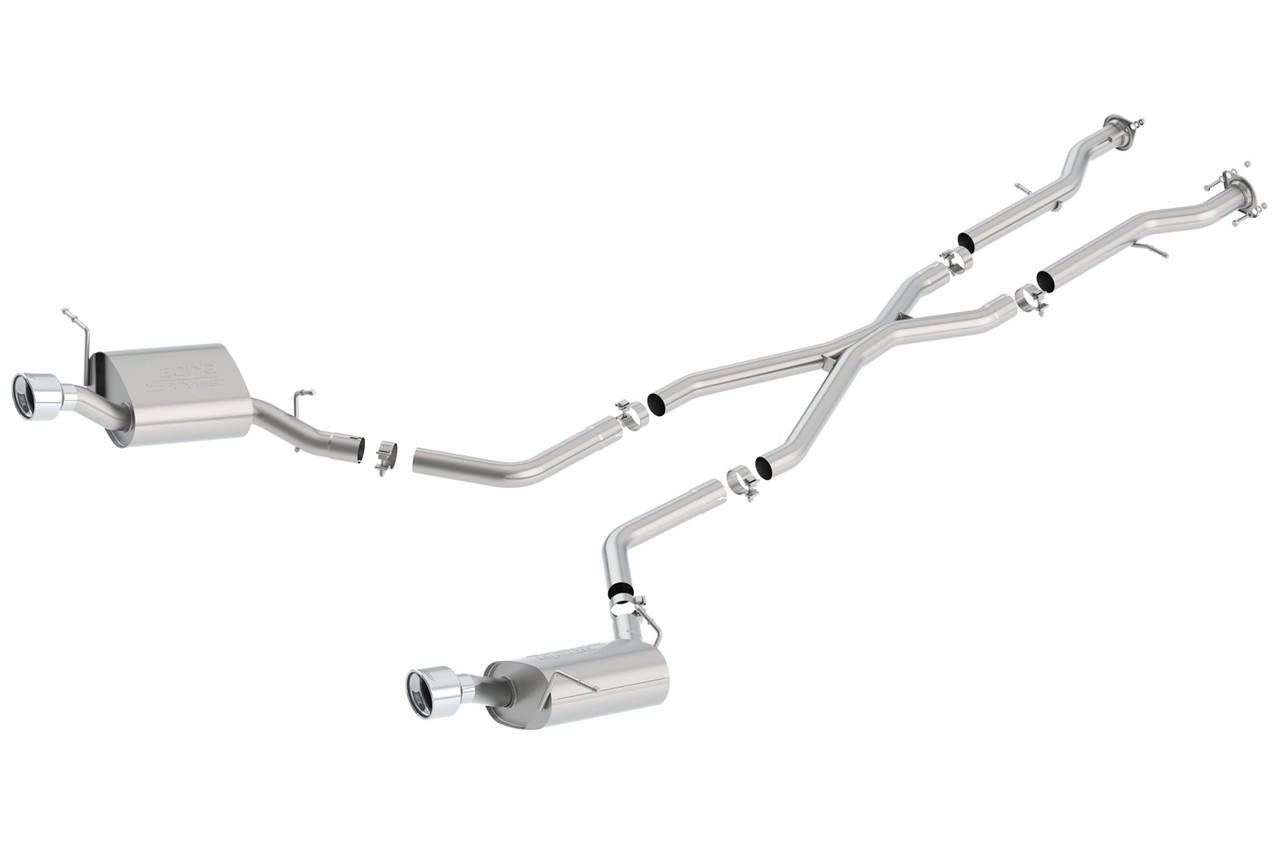 2011-2021 Dodge Durango Cat-Back Exhaust System, S-Type, Chrome Tips - Apollo Off-Road