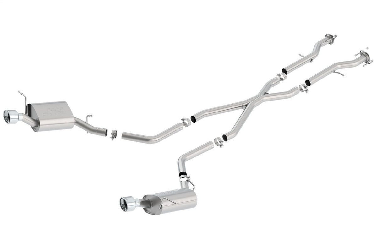 2011-2021 Dodge Durango Cat-Back Exhaust System, S-Type, Chrome Tips - Apollo Off-Road