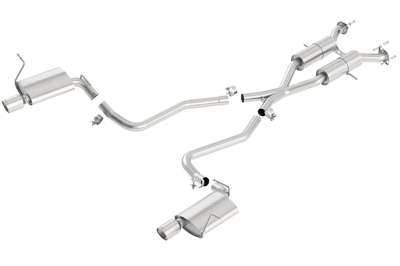 2011-2021 Jeep Grand Cherokee WK2 Cat-Back Exhaust System, Touring, Chrome Tips - Apollo Off-Road