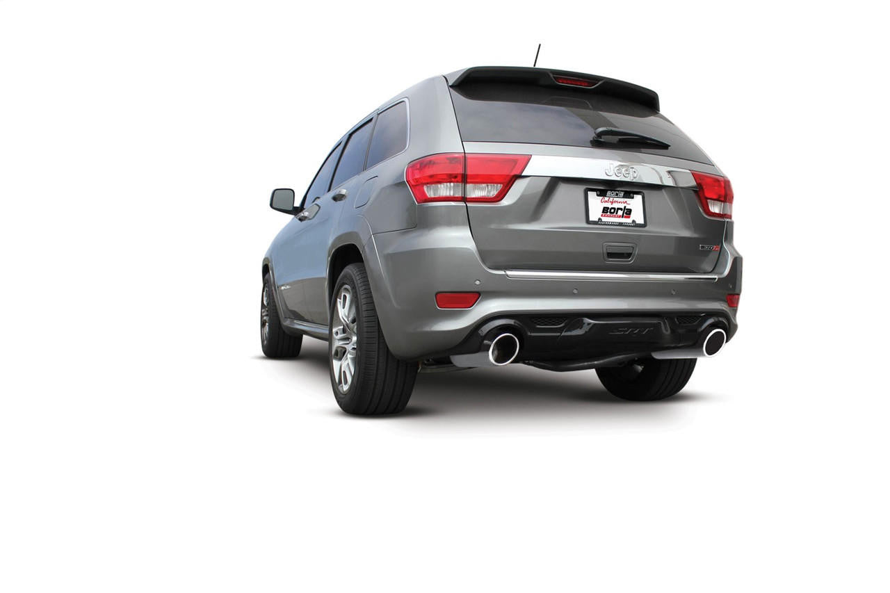 2012-2014 Jeep Grand Cherokee SRT-8 WK2 Axle-Back Exhaust System, S-Type, Chrome Tips - Apollo Off-Road